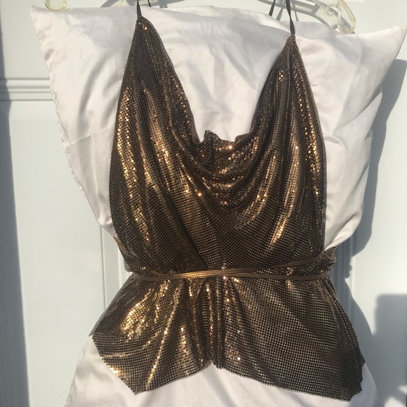 Whiting & Davis Halter Top Extremely Rare Vintage - Picture 2 of 5